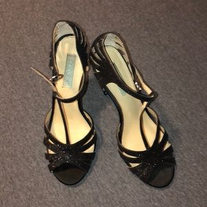 Betsy Johnson, Betsey Blue Glitter Heels